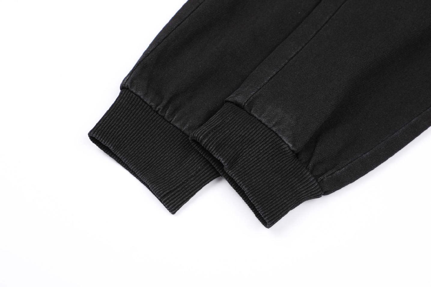 Chlapecké riflové tepláky - kalhoty Kugo CK0927 černé